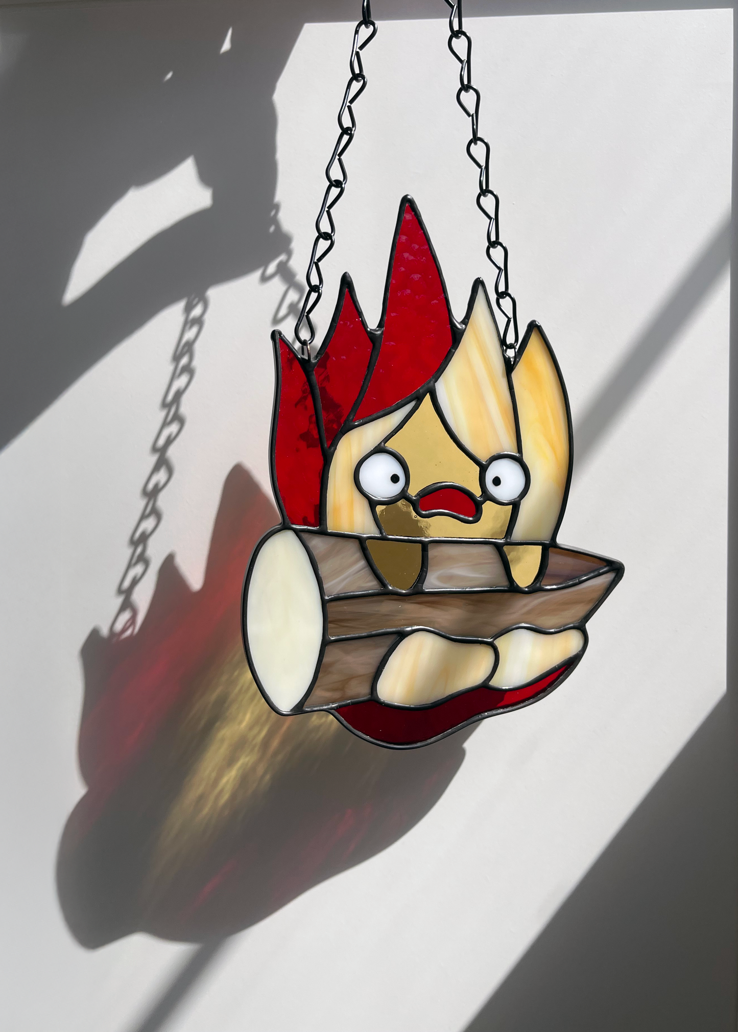 Falling Calcifer Suncatcher