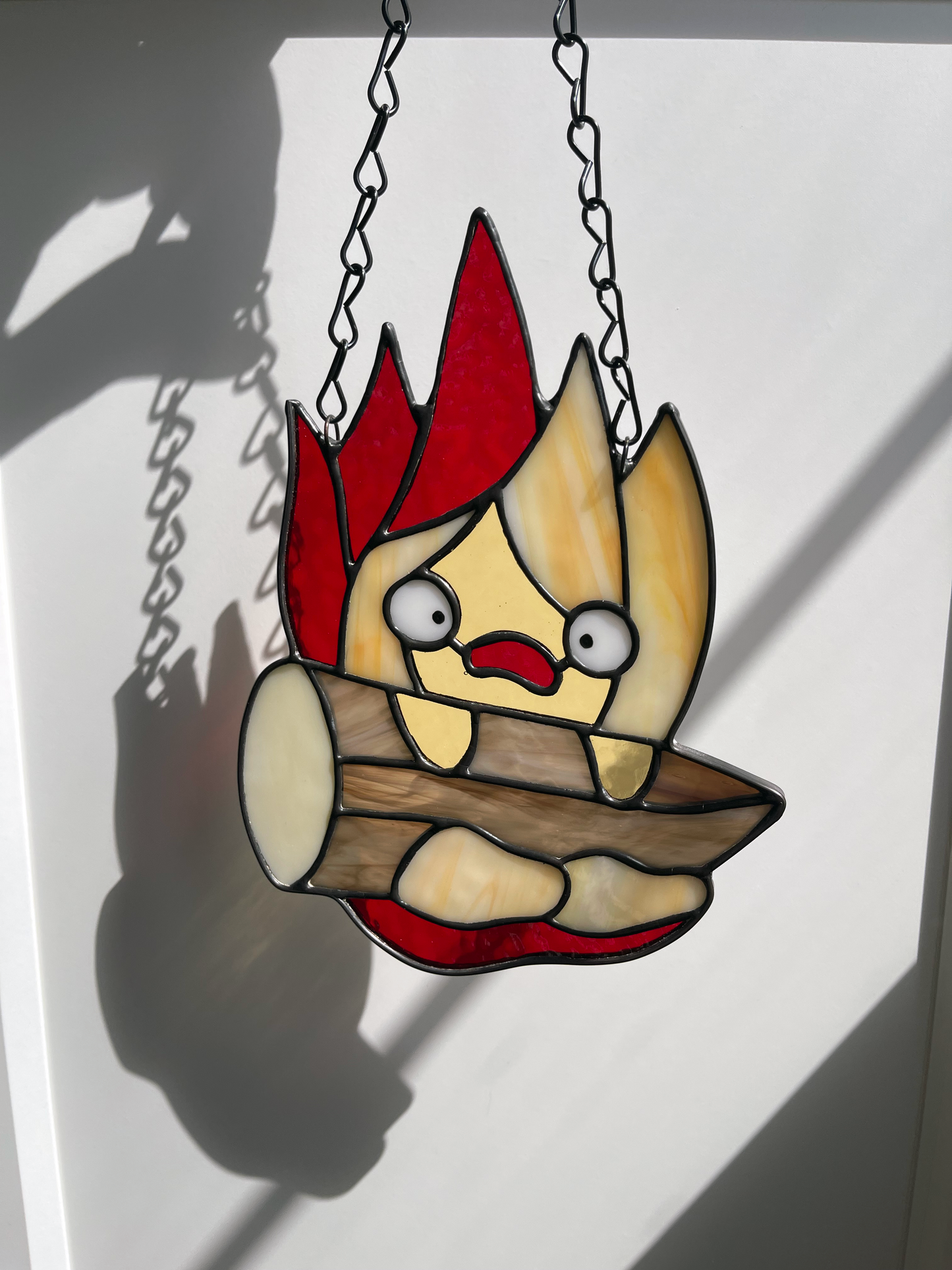 Falling Calcifer Suncatcher